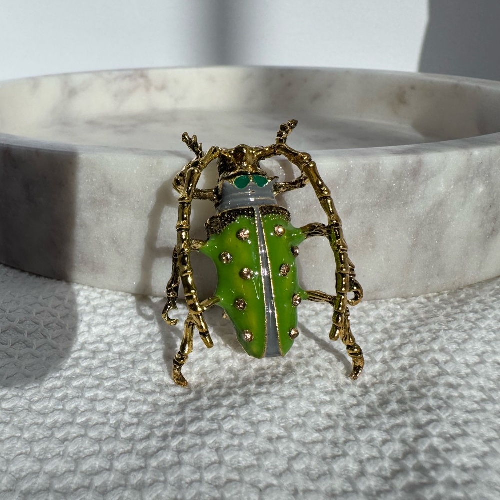 2/$20 Sparkly Longhorn Beetle Pin Brooch - Picture 4 of 7